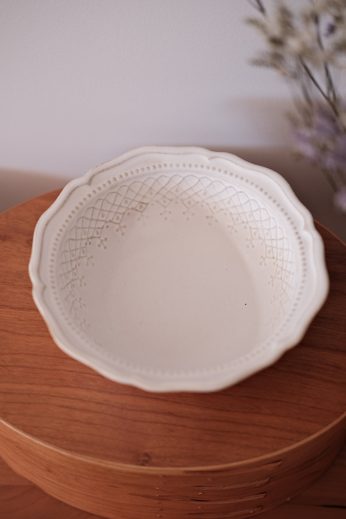 Mishiko Ware White Lace Collection