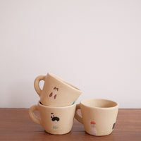 Aya Watanuki 綿貫彩 Mug - Small (Yellow Swimming)