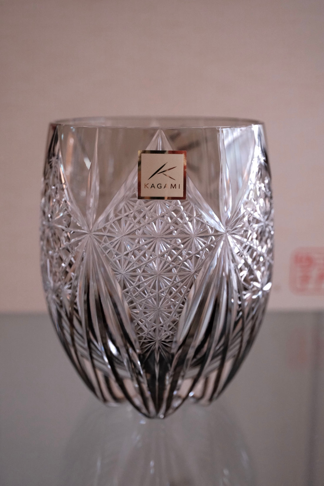 Kagami Crystal - Whiskey Glass, Edo Kiriko “Subaru”