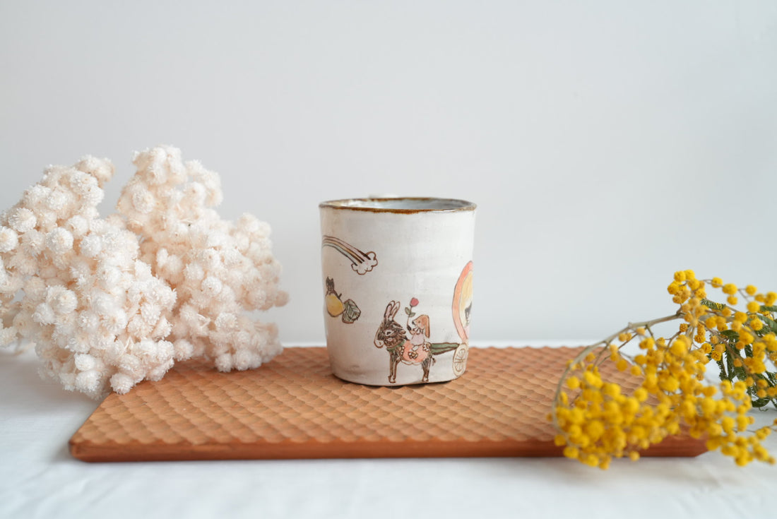Sayo Horimizu 堀水小夜 Animal Handled Mug SH03