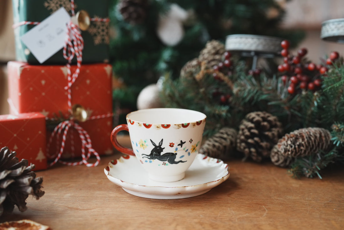 Misao Yajima 矢島操 Mug with Saucer Set MY04