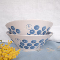 Minoware Ramen Bowl Flowers & Peanuts