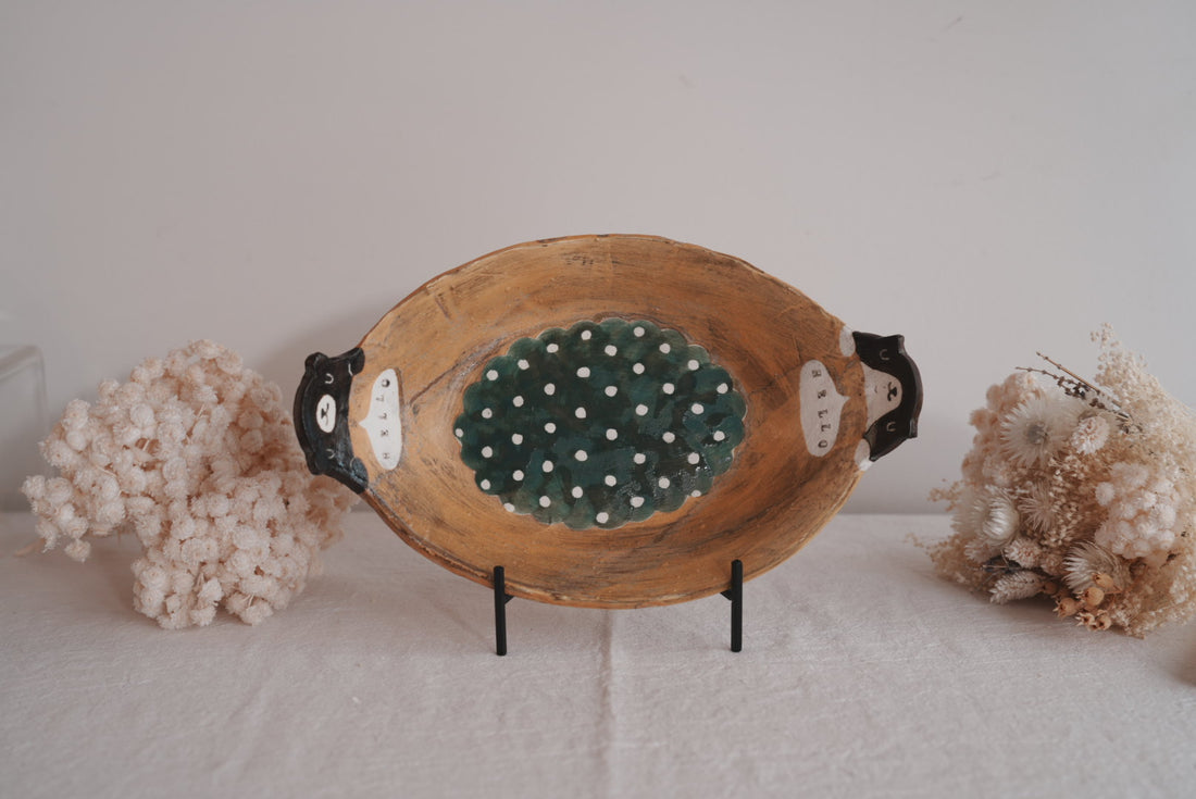 Fumiko Tsuchihashi 土橋文子 - Oval Deep Plate FT13 #4