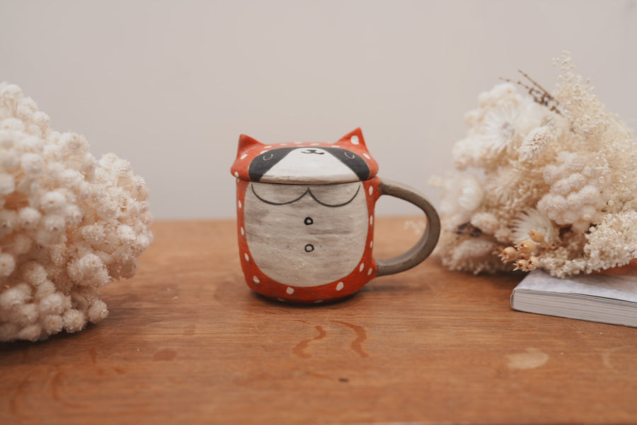 Fumiko Tsuchihashi 土橋文子 - Mug with Lid FT10 #6