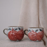 Cool Banana  Belly Mug - Pomegranate