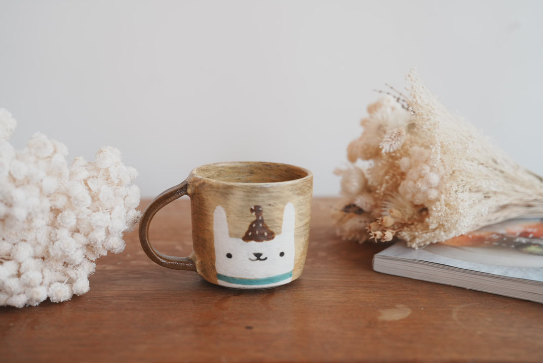 Fumiko Tsuchihashi 土橋文子 - Animal Mug FT02 #10