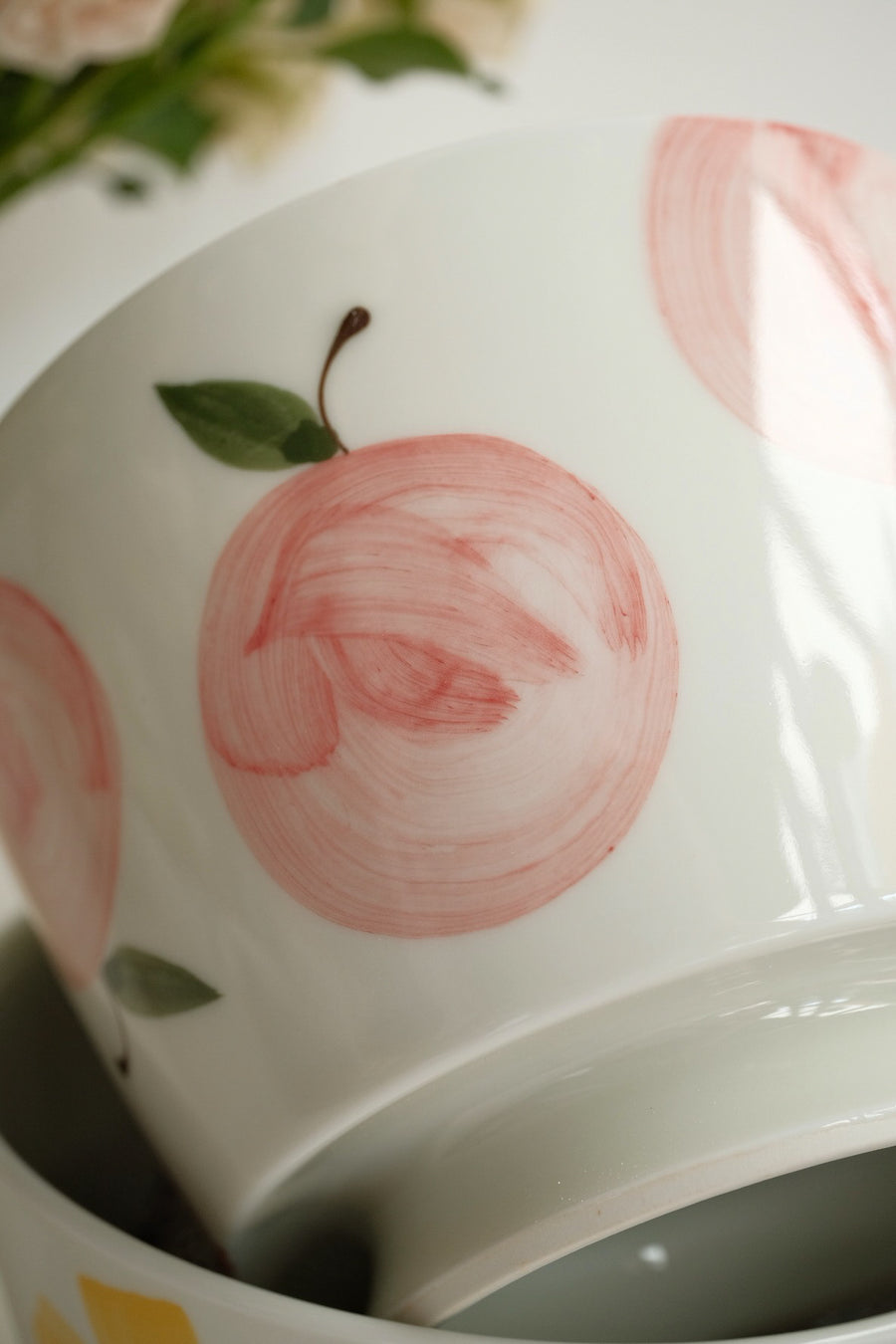 Hasami Ware Ramen Bowl Flower Collection