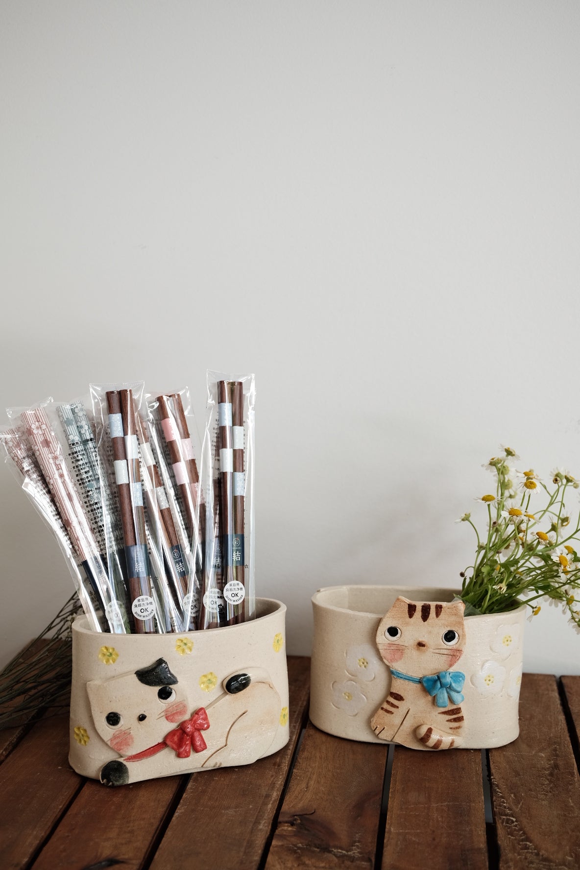 Craftman House Handmade Ceramic Cat Incense Holder