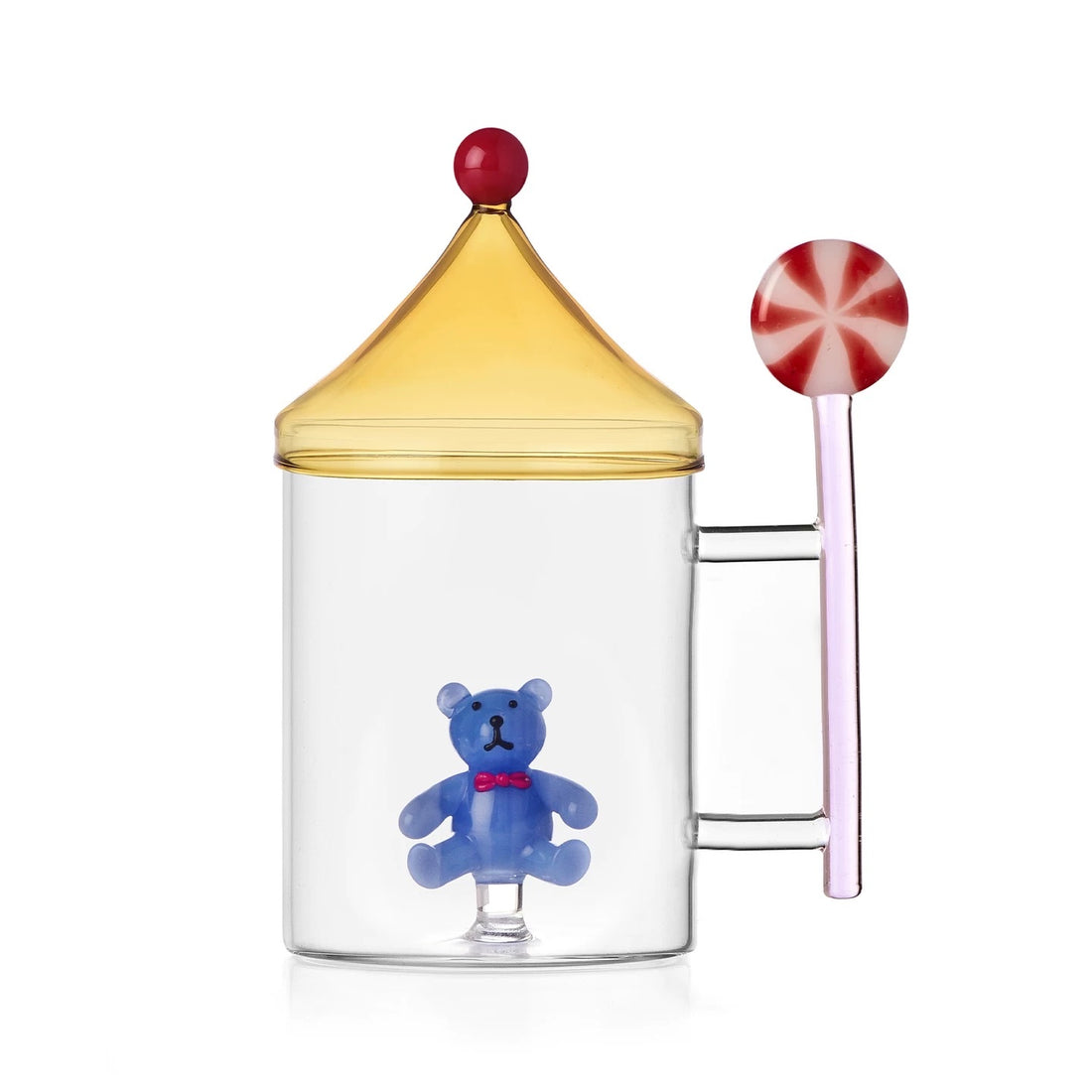 Ichendorf Mug w/Lid Light Blue Teddy Bear