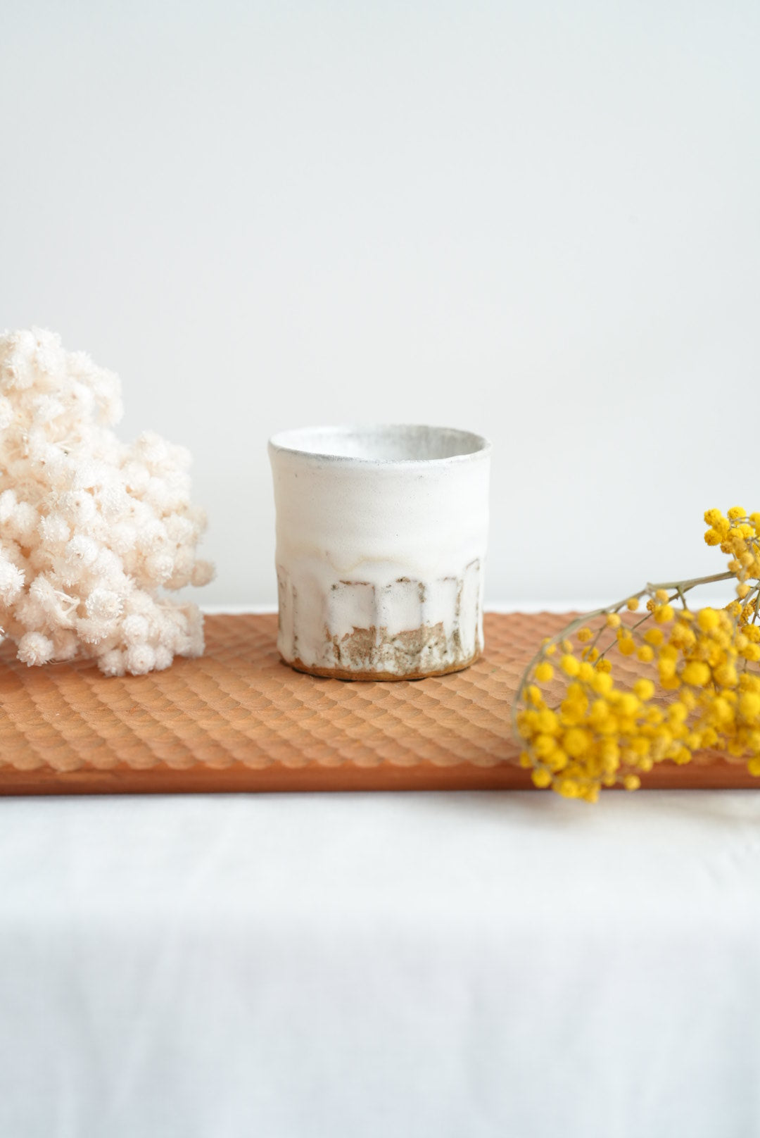 Tatsuo Horimizu 堀水達雄 White Mug TH01