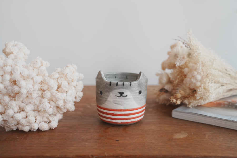 Fumiko Tsuchihashi 土橋文子 - Mug with Ears FT05 #4