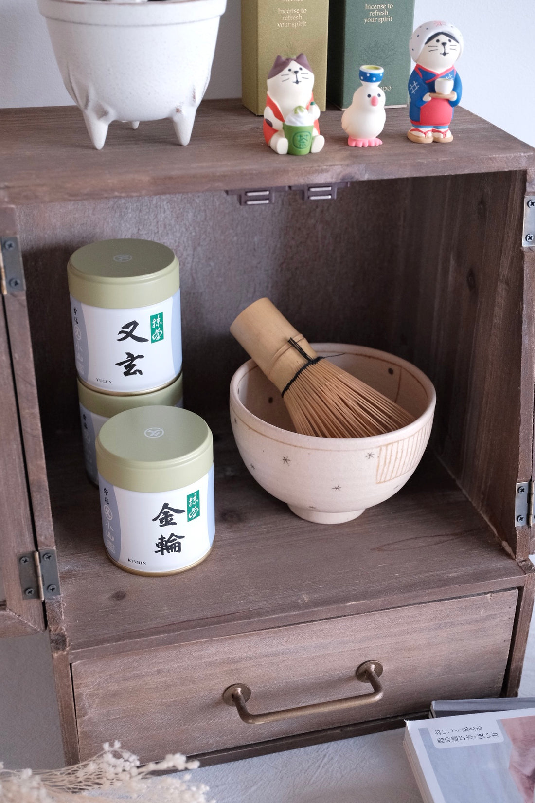 Natural Wood Storage Cabinet