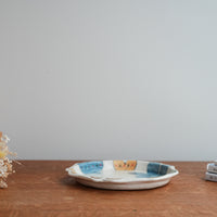 Hapun Pottery 拝志睦子 Flower Plate HP02