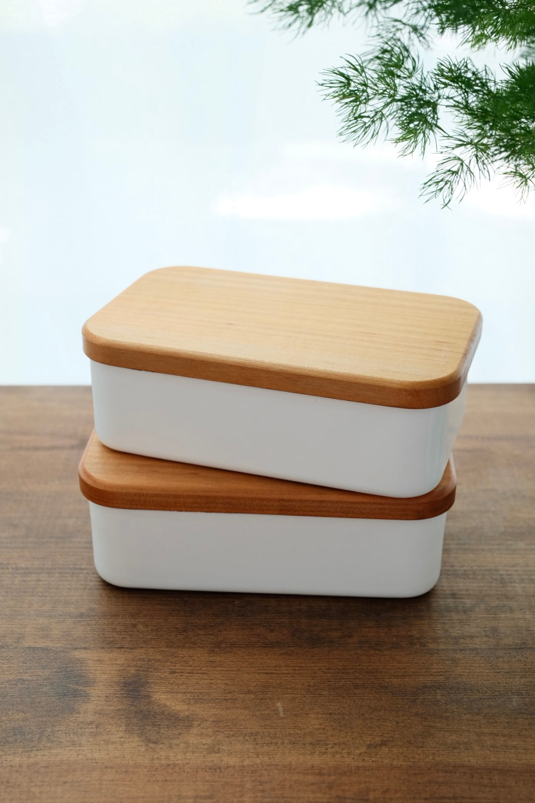 Noda Horo White Series Enamel Butter Case