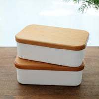 Noda Horo White Series Enamel Butter Case