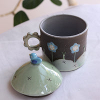Akemi Nakamura 中村明美 Mug with Lid AN02