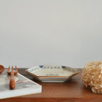 Shinko Nakanishi 中西申幸 Bird Hexagonal Plate SN08