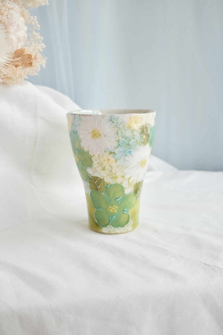 Seto Ware Flower Coke Cup