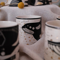 BAIYA Studio Handmade Gold Decor Orca Cup