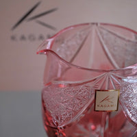 Kagami Crystal - Sake Barware, Edo Kiriko “Kagura”