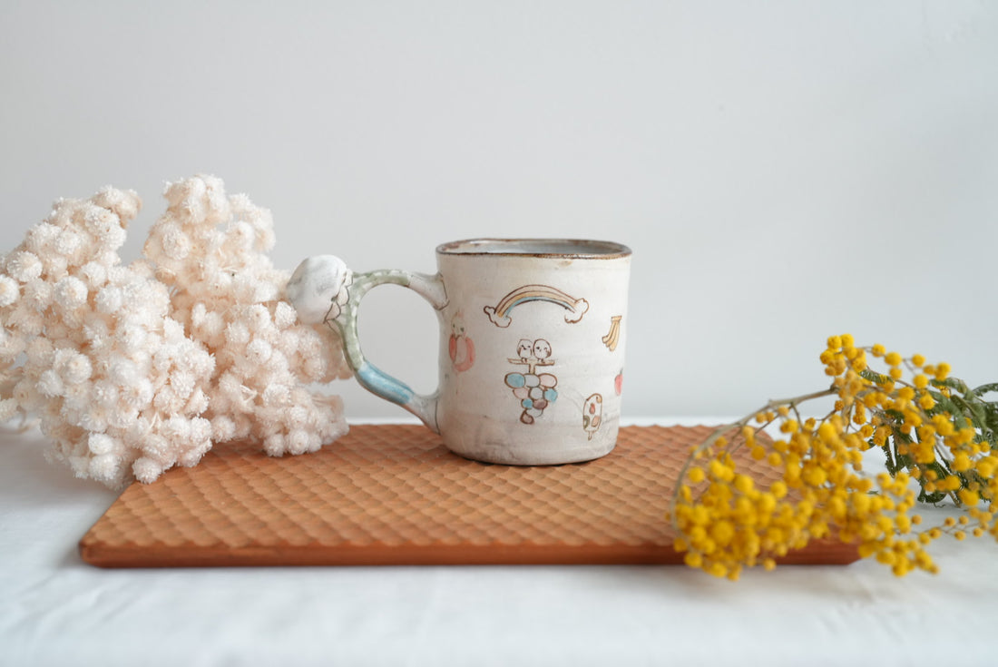 Sayo Horimizu 堀水小夜 Animal Handled Mug SH03