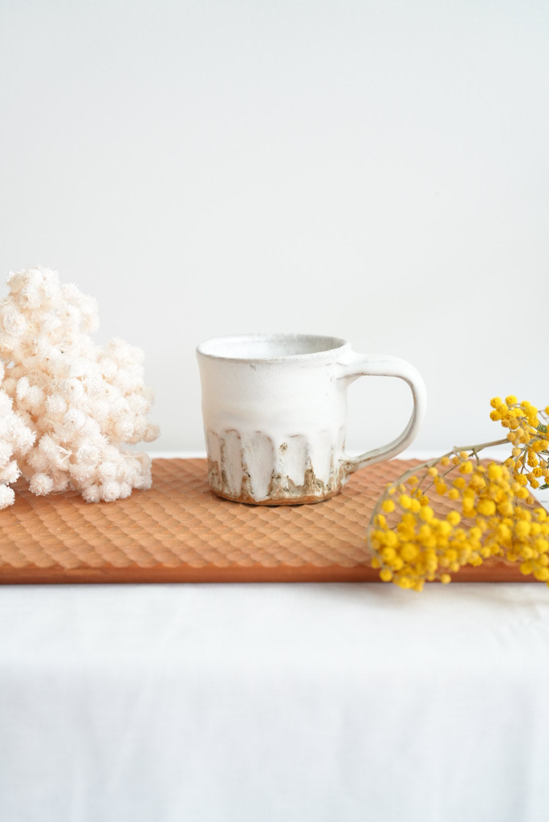 Tatsuo Horimizu 堀水達雄 White Mug TH01