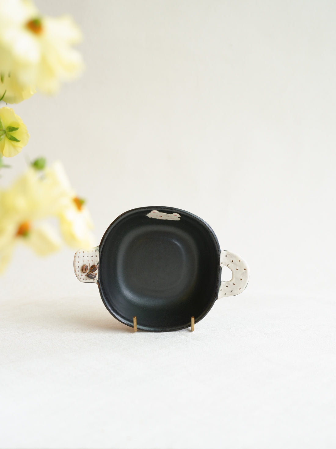 Misuzu Ishigami 石神美鈴 Small Double Handled Animal Square Plate MIS12