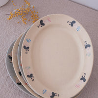 Aya Watanuki 綿貫彩 Oval Plate