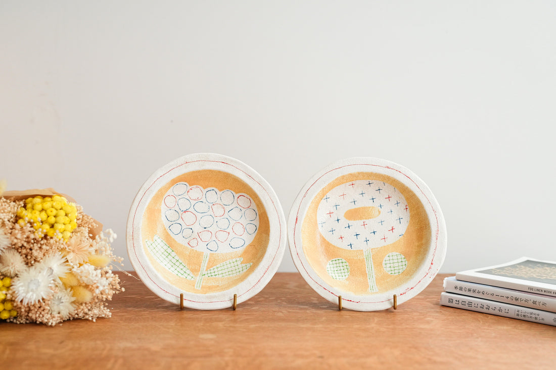 Hapun Pottery 拝志睦子 Small Plate HP14