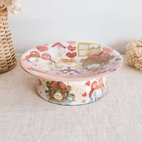 Asako Yamaguchi 山口麻子 Animal Pedestal Plate AI24