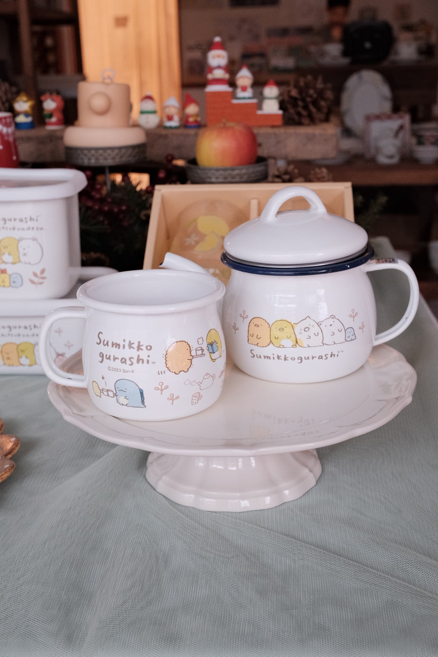 Japan Made Sumikko Gurashi Enamel Teapot