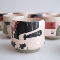 Shirogarasu Studio - Red House Cup BY117