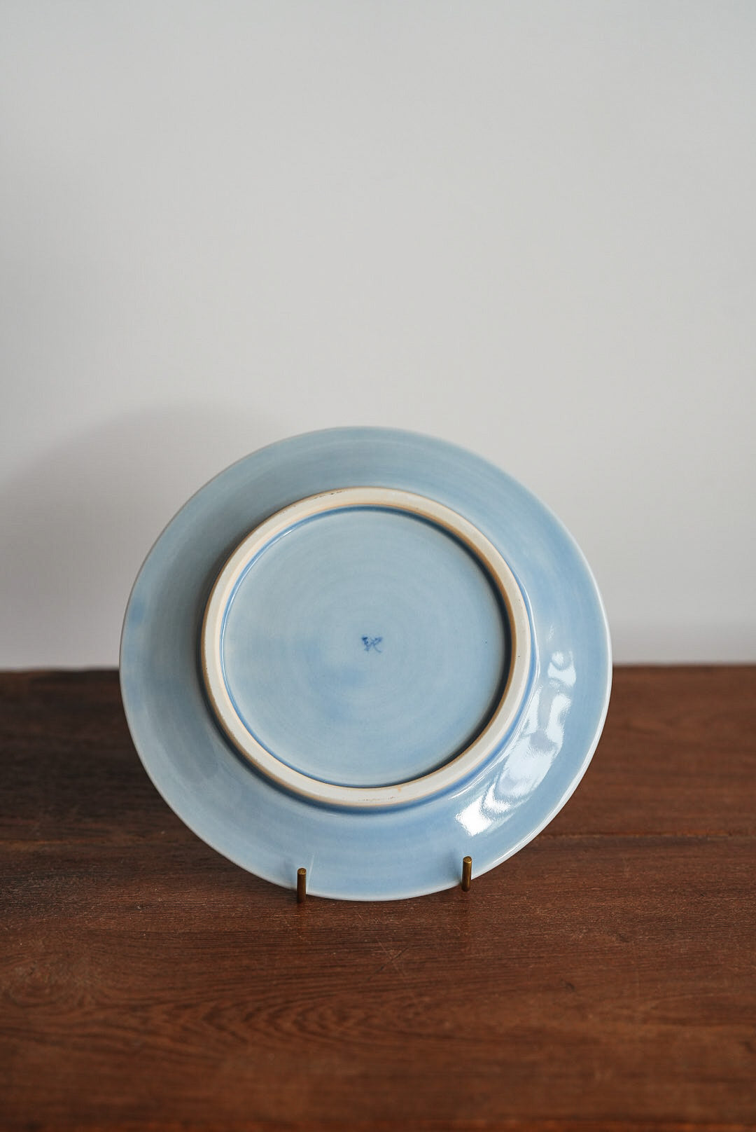 Maya Inamura 稲村真耶 Blue Floral Plate MI05