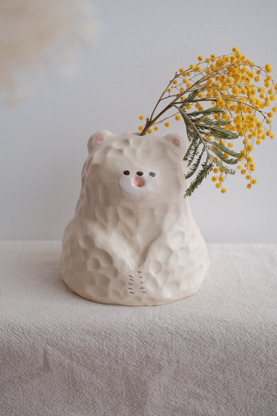 Kato Mikiko 加藤美纪子 Large Bear Vase - MK43