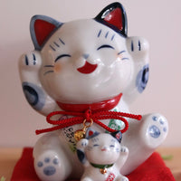 Blue Fortune Lucky Cat 4.5