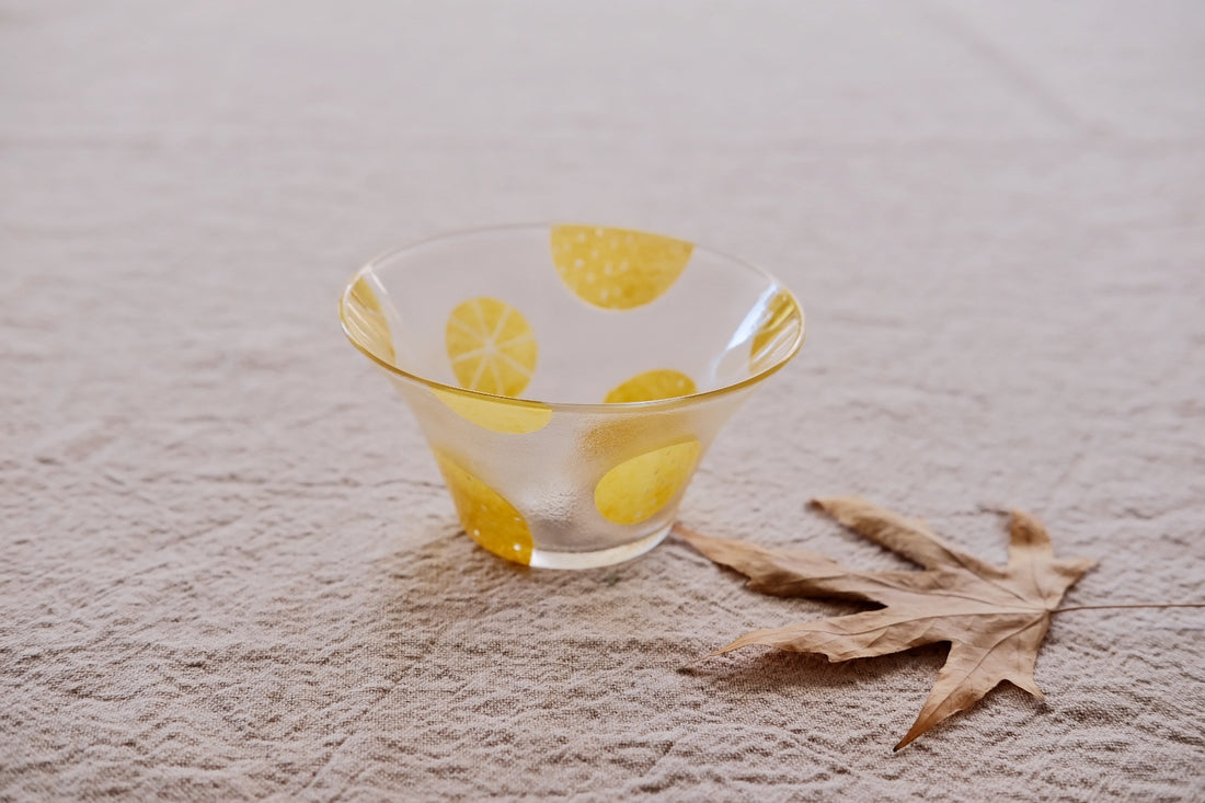 平井睦美Mutsumi Hirai Maru Yellow Lemon Bowl