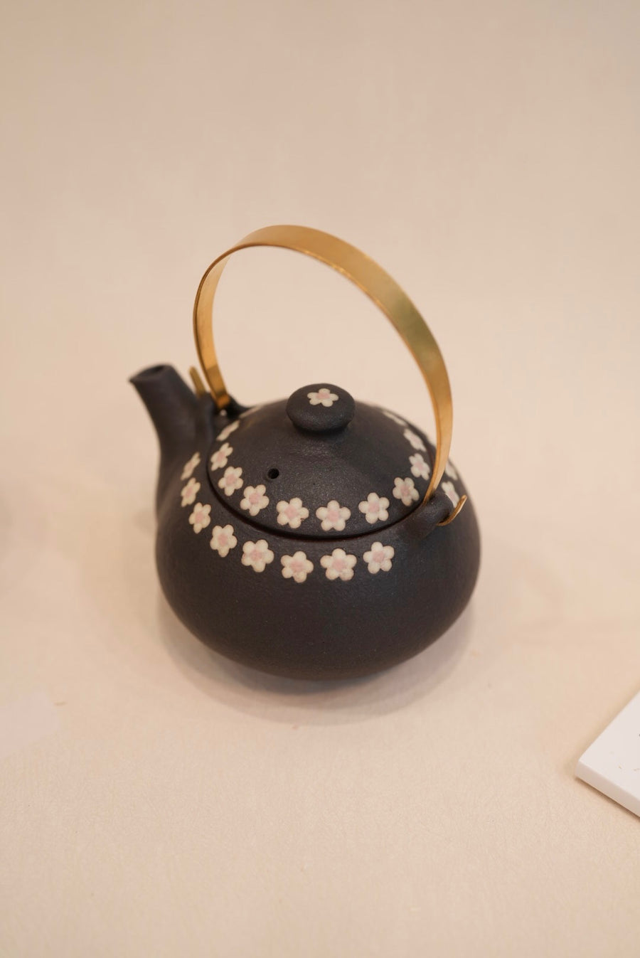 Kei Mitsumochi ミツ持啓 Floral Tea Set - Black KM72