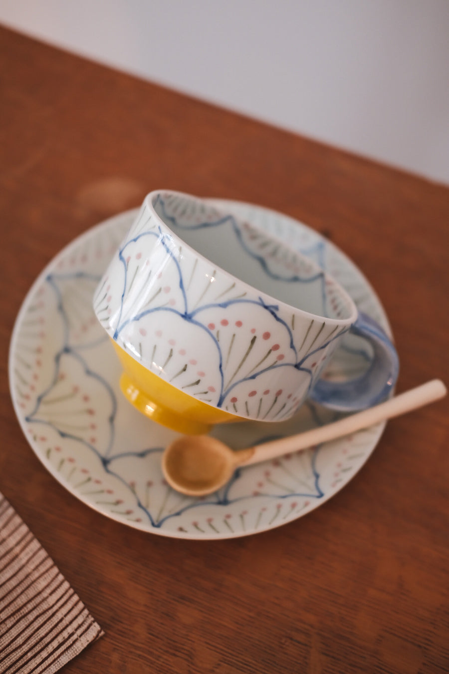 Hasami Ware Coffee Cup and Saucer Set