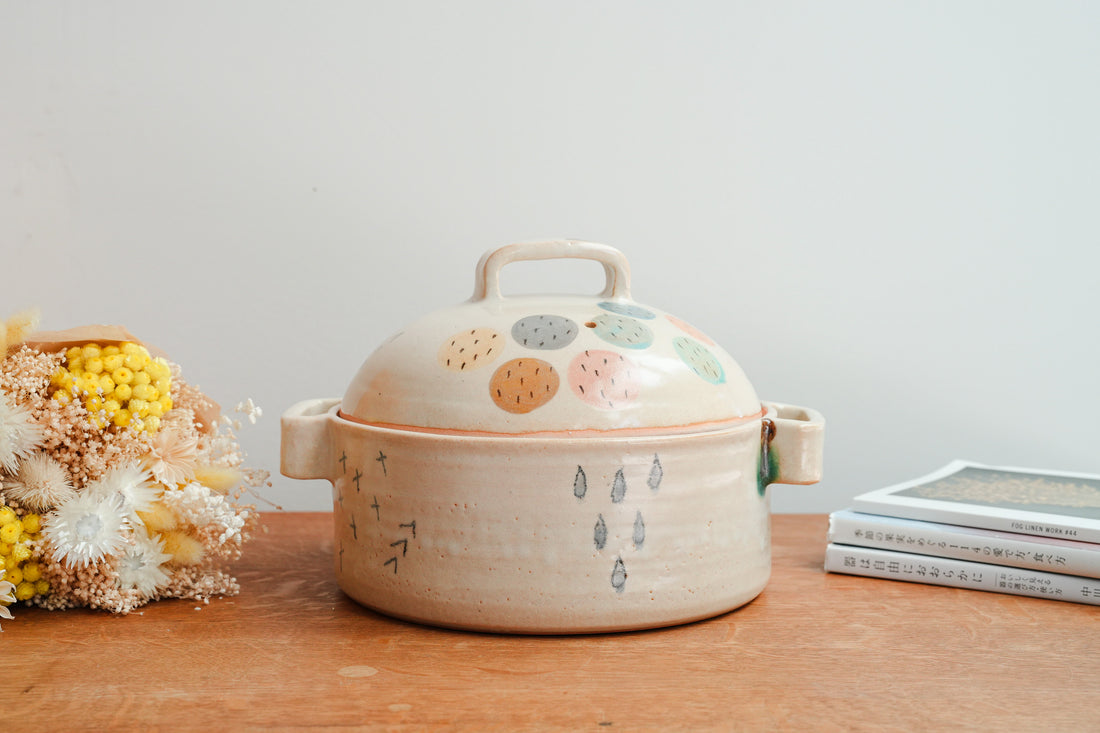 Kumiko Ishikawa 石川久美子 Colorful Clay Pot KI23