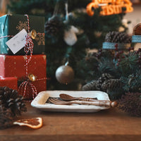 Marubankojo 丸伴工場 - Snowman Square Plate MR07