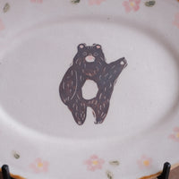 Kato Mikiko 加藤美纪子 Oval Cake Plate - MK03