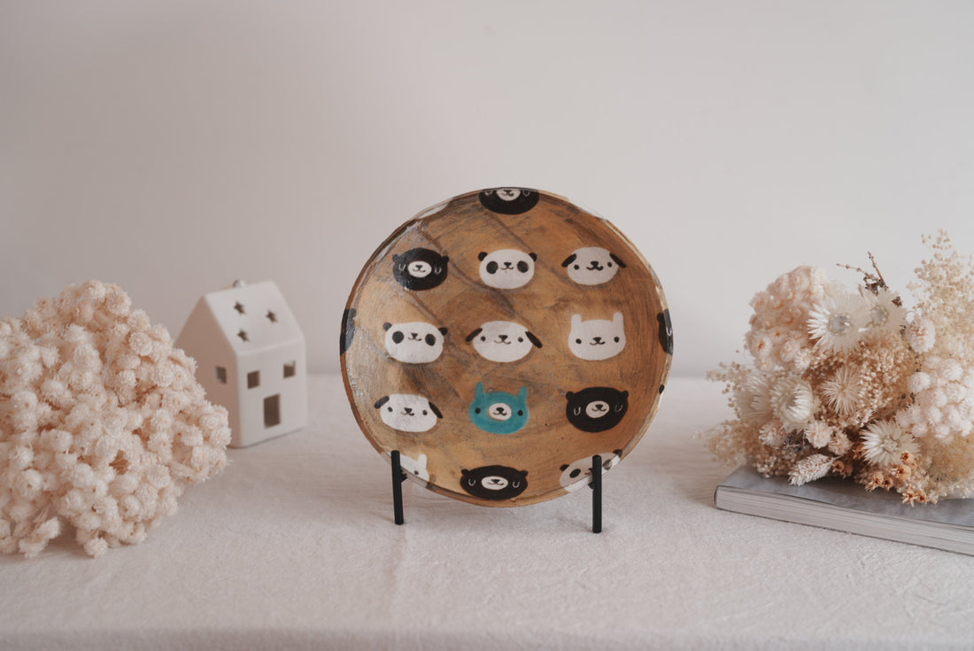 Fumiko Tsuchihashi 土橋文子 - 18cm Round Plate FT04 #1