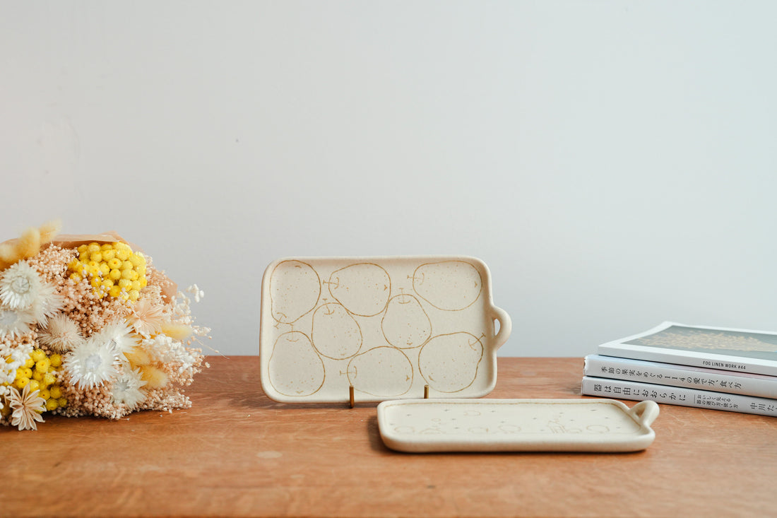 Chiho Yoshida 穗屋工房 Tray with Handle - CY44