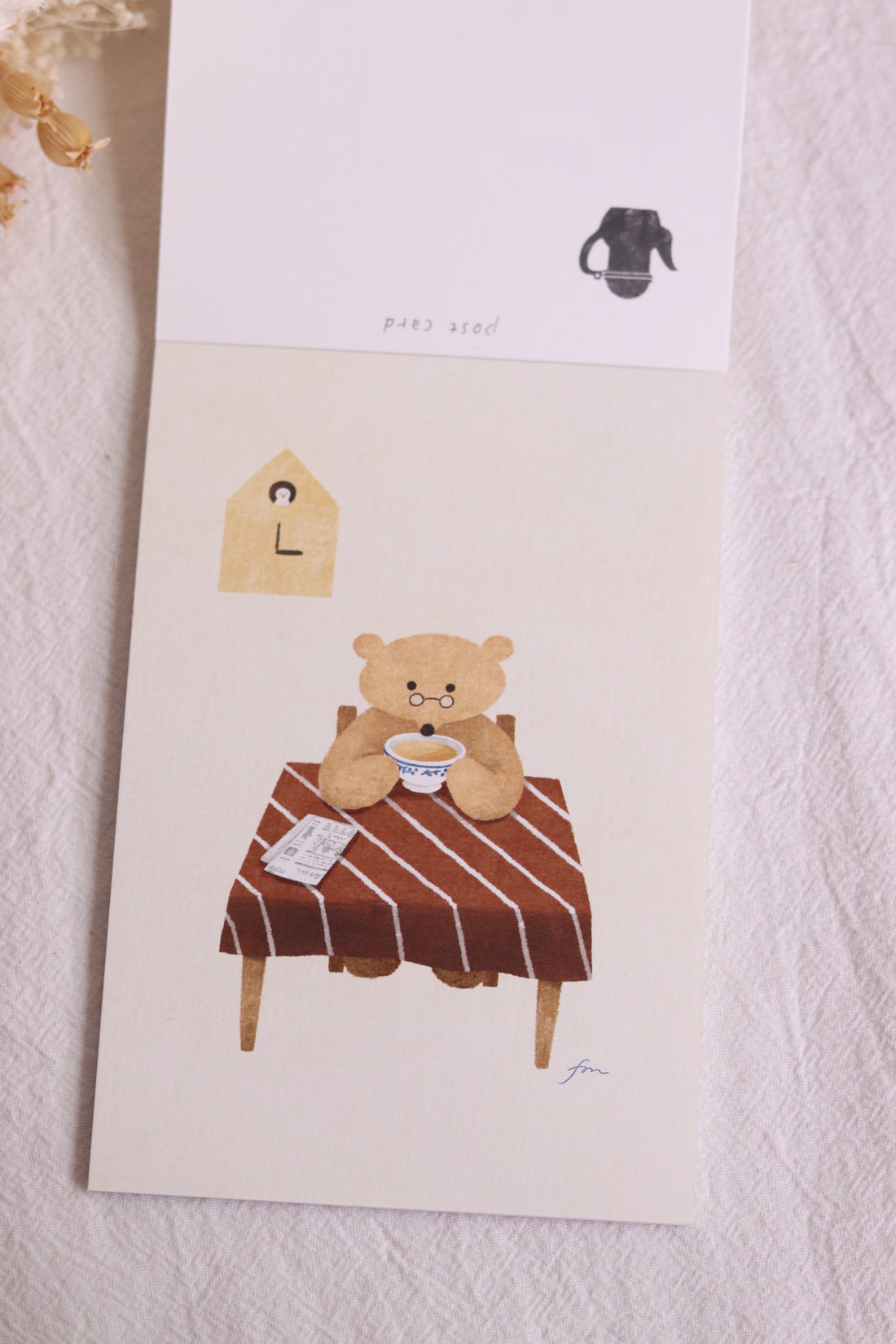 Mariko Fukuoka x Cozyca Products Postcard NoteBook