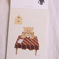 Mariko Fukuoka x Cozyca Products Postcard NoteBook