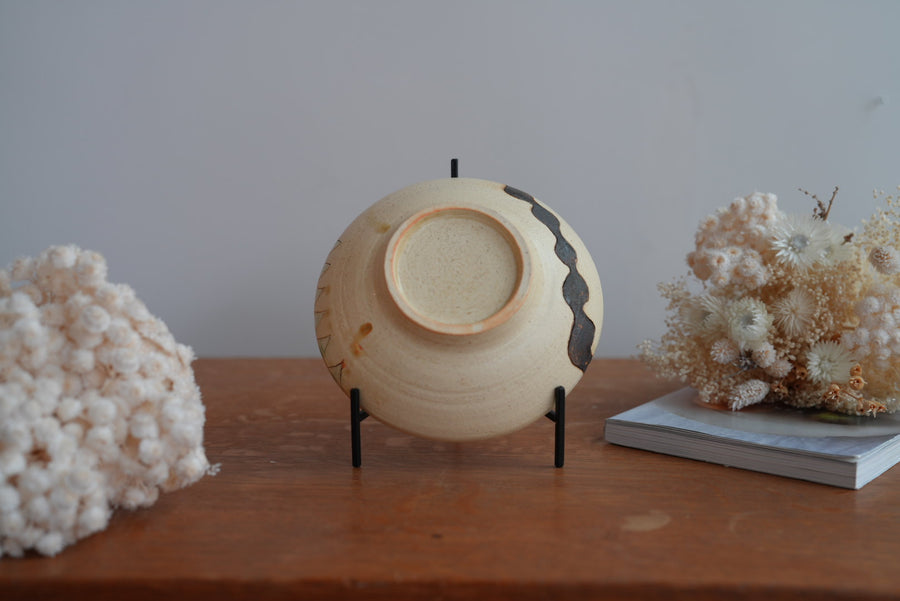 Shoko Hirano 平野照子 Cat Large Bowl SR14 #8