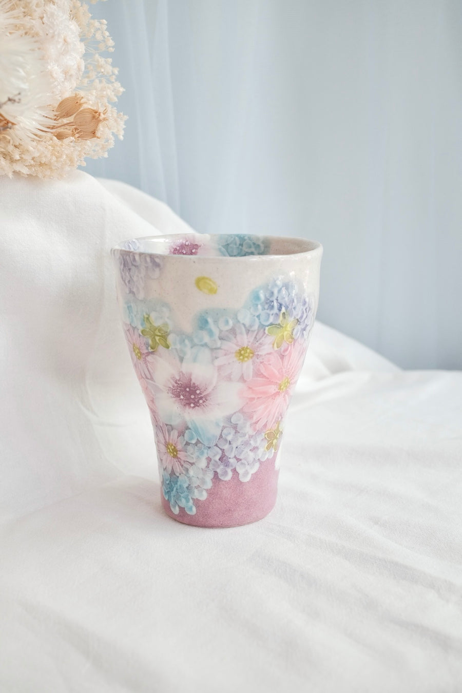 Seto Ware Flower Coke Cup