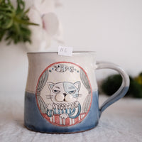 Tsubouchi Mayumi 坪内真弓 Hand Painted Mug MT09 - #6