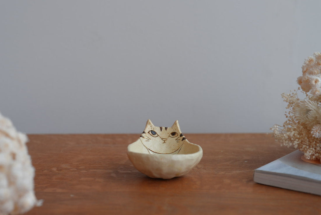 Shoko Hirano 平野照子 Mini Cat Plate SR09 #4