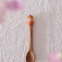 Ayataro Small Spoon - Orange Bear - aya11